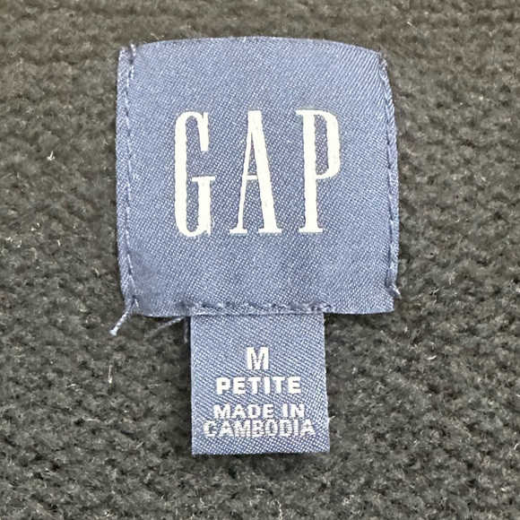 Gap Petite Medium black cardigan sweater buttons - Picture 7 of 7